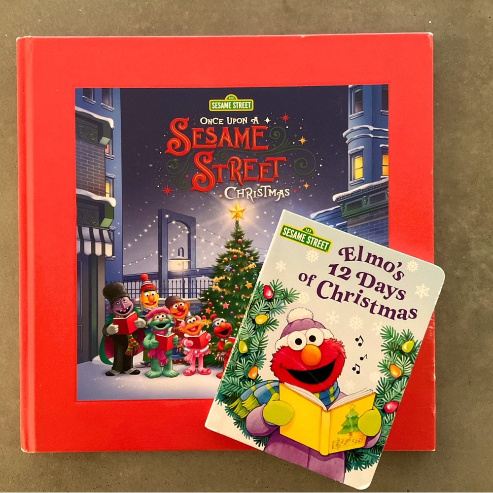 Same day shipping! Sesame Street Christmas book set